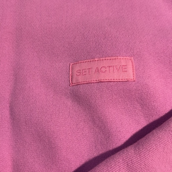 SET ACTIVE CROPPED CREWNECK - Picture 2 of 4